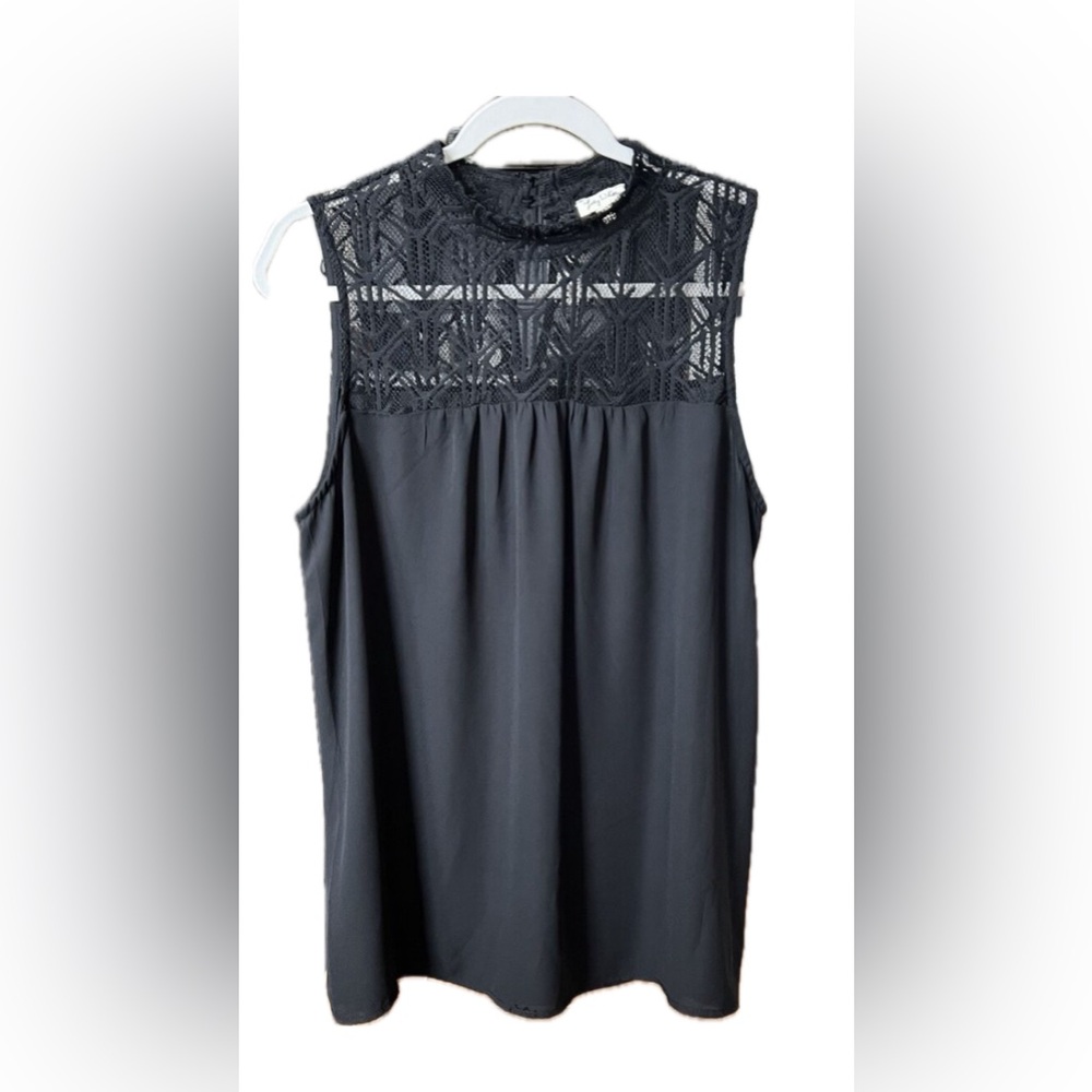 Lily white lace tank top blouse